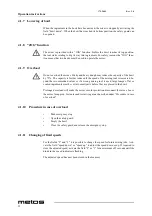 Preview for 18 page of Metos AE40 Series Installation And Operation Manual