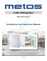 Metos BC-47 Installation And Operation Manual preview