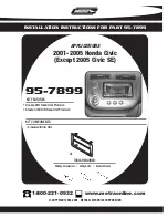 Metra Electronics 95-7899 Installation Instructions Manual preview