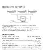 Preview for 4 page of Metra Electronics AS-1X3TSPLIT User Manual