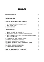 Preview for 2 page of Metrix MX 20 User Manual