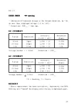 Preview for 34 page of Metrix MX 20 User Manual