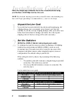 Preview for 6 page of METRObility Optical Systems R611-51 Installation & User Manual