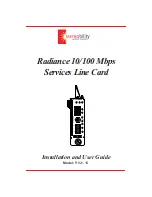 Preview for 1 page of METRObility Optical Systems R821-1S Installation And User Manual