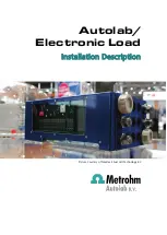 Preview for 1 page of Metrohm Autolab Installation Description