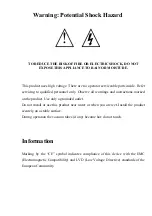 Preview for 21 page of METRONOME TECHNOLOGIE Kalista CD Transport Manual