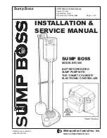 Metropolitan Industries, Inc. Sump Boss BP2000 Installation & Service Manual preview