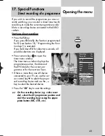 Preview for 43 page of Metz Clarus 32 ML Operating Instructions Manual