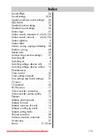 Preview for 113 page of Metz Clarus Operating Instructions Manual