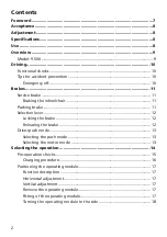 Preview for 2 page of Meya CLOU 9.500 Operating Manual