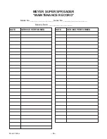 Preview for 54 page of Meyer V-MAX 2636 Operators Operator'S Manual