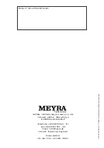 Preview for 44 page of Meyra BRIX 1.123 Operating Manual