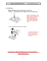 Preview for 5 page of MF DIGITAL Baxter 9100 Installation Manual