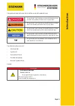 Preview for 61 page of MG BSKA 14 EV SS curve Operating Manual