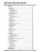 Preview for 2 page of MGE UPS Systems GALAXY 6000 Specifications Manual