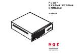 MGE UPS Systems Pulsar EX10Rack User Manual preview