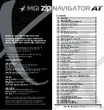 Preview for 2 page of MGI Zip Navigator AT User Manual