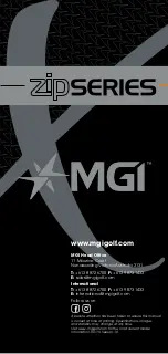 Preview for 13 page of MGI ZIP series User Manual