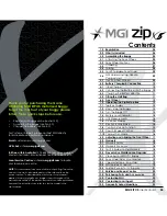 Preview for 2 page of MGI zip X5 User Manual