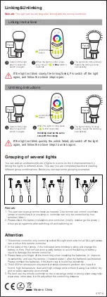 Preview for 2 page of Mi-Light FUT095 RGBW Quick Start Manual