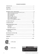 Preview for 2 page of Mi-T-M PORTABLE ELECTRIC AIR COMPRESSOR Operator'S Manual