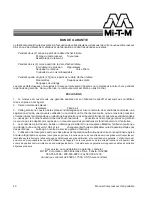 Preview for 40 page of Mi-T-M PORTABLE ELECTRIC AIR COMPRESSOR Operator'S Manual