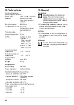 Preview for 98 page of MICO aeronom WR 600 Mounting And Operating Instructions