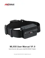 MICODUS ML935 User Manual preview