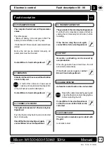 Preview for 17 page of Micon M 1500 Series Operating Instructions Manual