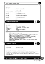 Preview for 38 page of Micon M 1500 Series Operating Instructions Manual