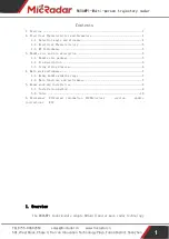 Preview for 2 page of MicRadar R60AMP1 Manual