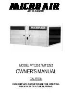 MICRO-AIR MT1252 Owner'S Manual preview