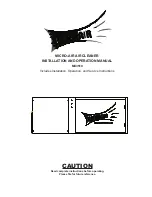 Preview for 1 page of MICRO-AIR MX3510 Installation And Operation Manual