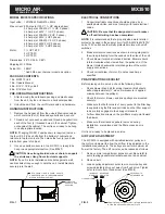 Preview for 2 page of MICRO-AIR MX3510 Installation And Operation Manual