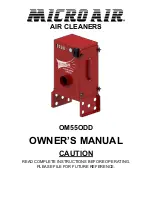 MICRO-AIR OM550DD Owner'S Manual preview