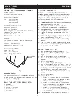 Preview for 2 page of MICRO-AIR WC2500 Installation And Operation Manual