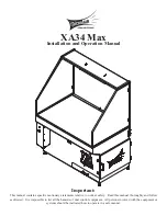 Preview for 1 page of MICRO-AIR XA34 Max Installation And Operation Manual