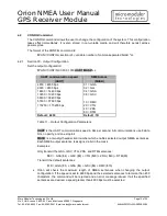 Preview for 13 page of Micro Modular Technologies Orion NMEA User Manual