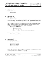 Preview for 16 page of Micro Modular Technologies Orion NMEA User Manual