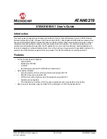 Preview for 1 page of Microchip Technology ATAK51005-V1 User Manual