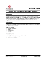 Preview for 1 page of Microchip Technology ATWINC15x0 Series Application Notes