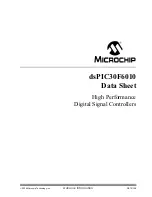 Microchip Technology dsPIC30F6010 Datasheet preview