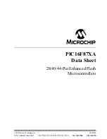 Preview for 1 page of Microchip Technology PIC16F87XA Datasheet