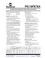 Preview for 3 page of Microchip Technology PIC16F87XA Datasheet