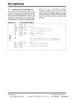 Preview for 38 page of Microchip Technology PIC16F87XA Datasheet