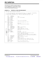 Preview for 40 page of Microchip Technology PIC16F87XA Datasheet