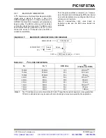 Preview for 99 page of Microchip Technology PIC16F87XA Datasheet