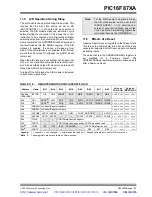 Preview for 135 page of Microchip Technology PIC16F87XA Datasheet