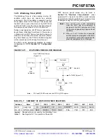 Preview for 157 page of Microchip Technology PIC16F87XA Datasheet