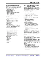 Preview for 169 page of Microchip Technology PIC16F87XA Datasheet